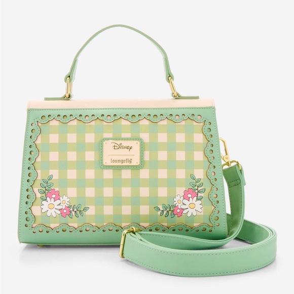 New Loungefly Disney Winnie The Pooh Floral Handbag / Crosboddy Bag - Picture 3 of 5